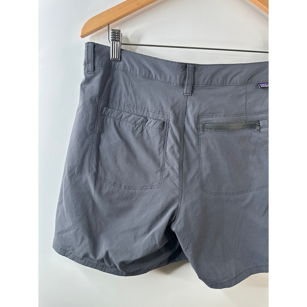 Patagonia Quandary 5" Shorts Women's 8 Forge Gray Nylon Stretch Hiking Outdoor - Picture 14 of 16